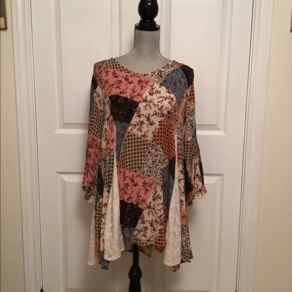 HONEYME “patchwork” tunic